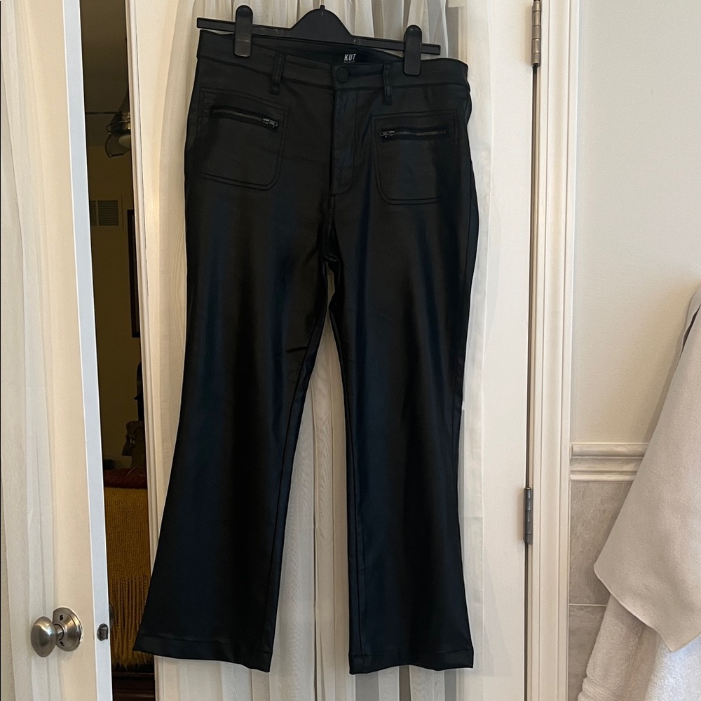 Kut from the Kloth Midnight Black Wide Leg Jeans
